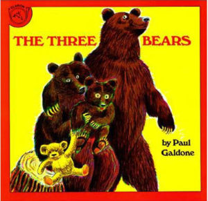 The Three Bears storybook by Paul Galdone