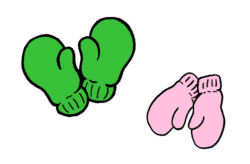 Mitten Rhyme and Matching Activity