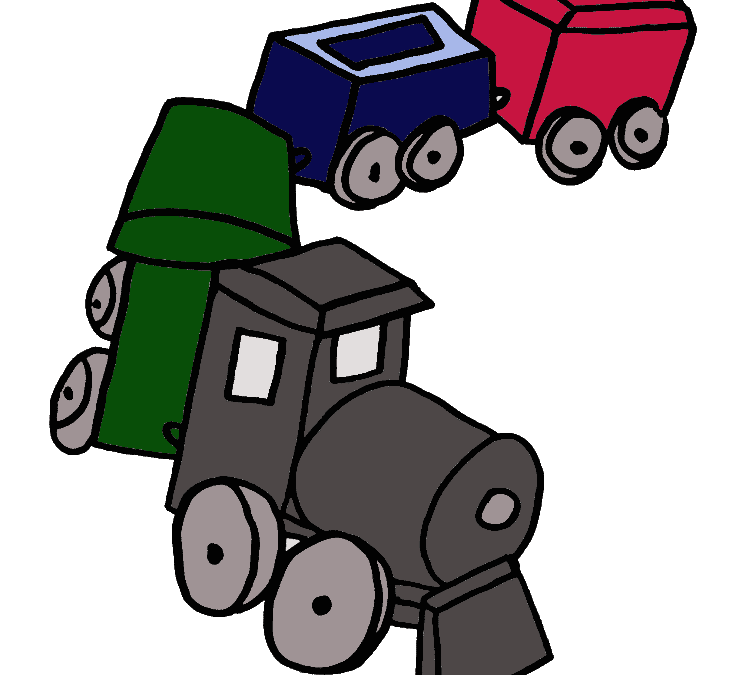 Little Red Caboose Position Words