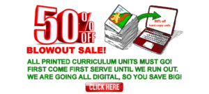 50 Percent Off Sale on Early Childhood Reading Curriculum